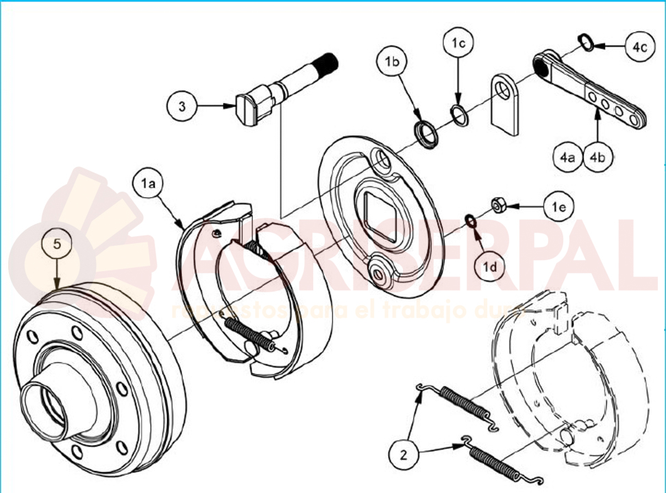 Despiece tambor ADR 250x60 DF DH DL